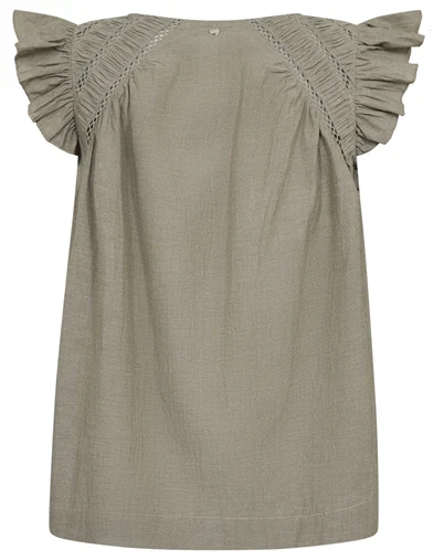 Mos Mosh - MMWoda Izha Blouse - Burnt Olive